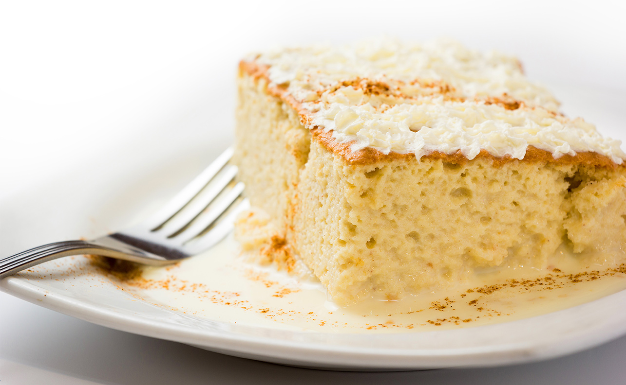 Porción de Tres Leches en envase de vidrio
